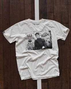 Jim Thorpe 1920 Photo White Tee