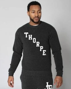 SPORT AND ICON Jim Thorpe Black Sweatshirt