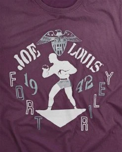 Joe Louis Fort Riley 1942 Purple Tee SPORT AND ICON