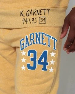 Kevin Garnett 34 Yellow Sweatpants SPORT AND ICON