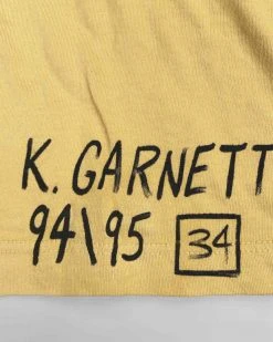 Kevin Garnett 34 Yellow Tee