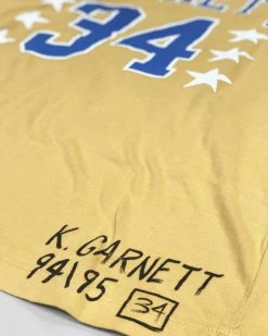 Kevin Garnett 34 Yellow Tee
