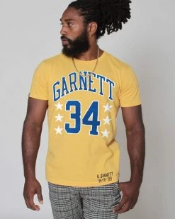 Kevin Garnett 34 Yellow Tee
