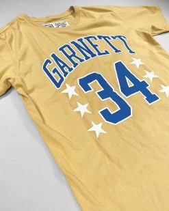 Kevin Garnett 34 Yellow Tee