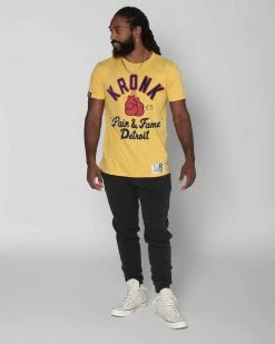 Kronk 'Pain & Fame' Yellow Tee SPORT AND ICON 11 Kronk 'Pain & Fame' Yellow Tee SPORT AND ICON