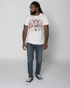 Malcolm X Photo Tribute White Tee SPORT AND ICON 8 Malcolm X Photo Tribute White Tee SPORT AND ICON