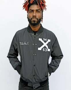 Malcolm X Stadium Jacket Bundle