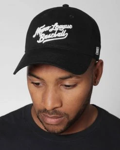 NLB Negro League Baseball Script Adjustable Hat