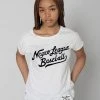 NLB Negro League Baseball Script Women's Tee SPORT AND ICON 1 NLB Negro League Baseball Script Women's Tee SPORT AND ICON