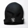 NLB Fine Knit Black Beanie