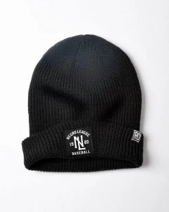 NLB Fine Knit Black Beanie