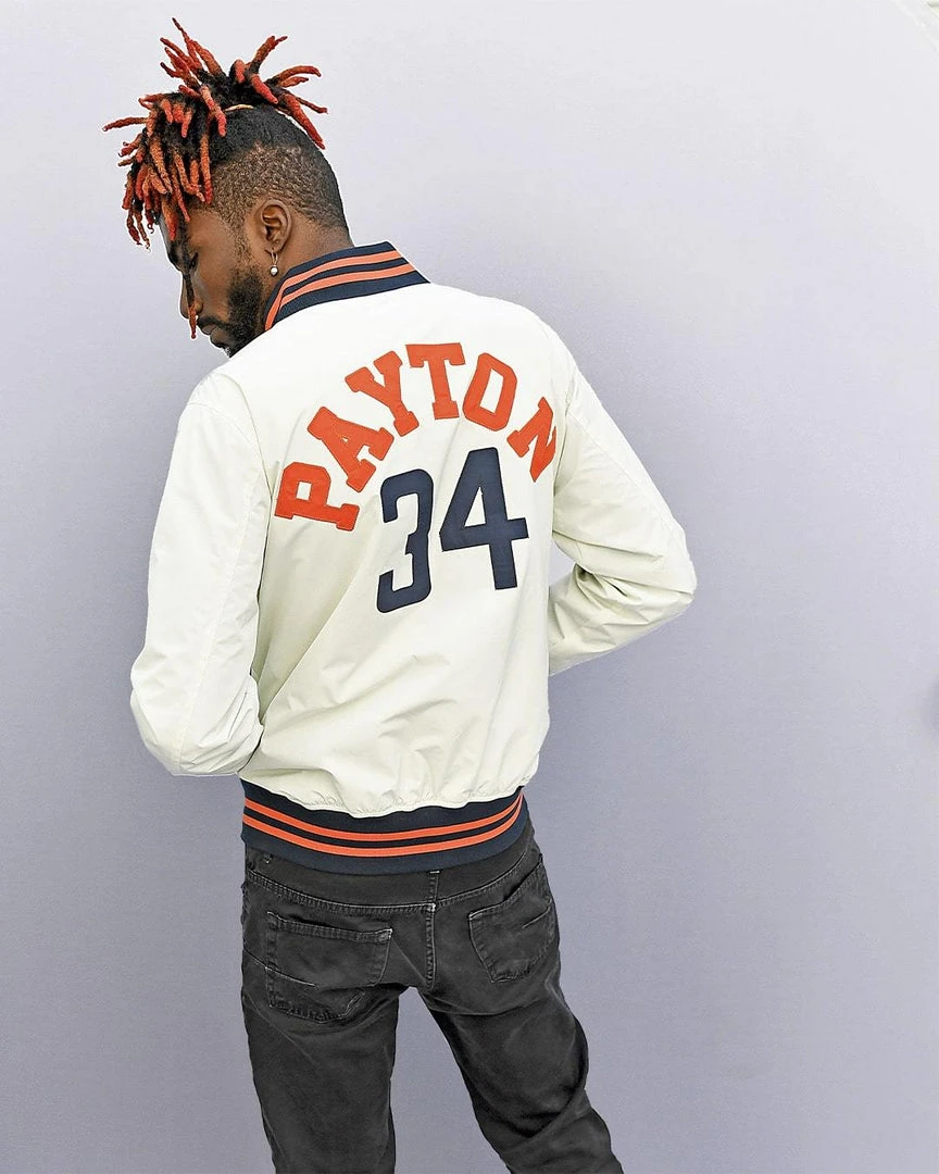 Walter Payton Payton #34 Stadium Jacket SPORT AND ICON 3 Walter Payton Payton #34 Stadium Jacket SPORT AND ICON