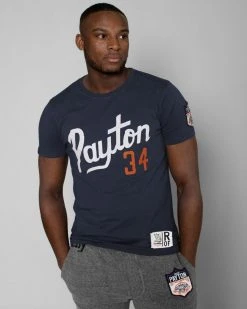 Walter Payton Payton Script Navy Tee