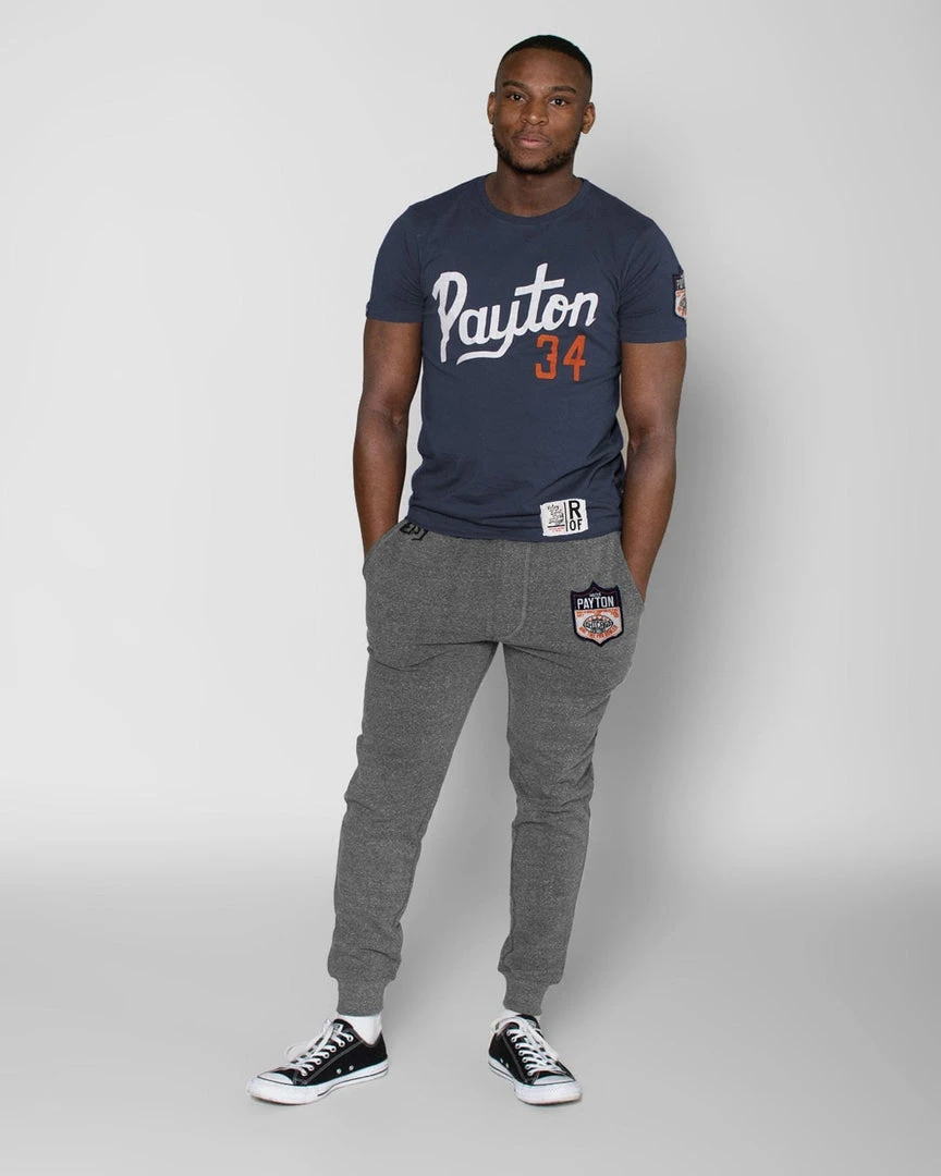Walter Payton Payton Script Navy Tee 4 Walter Payton Payton Script Navy Tee