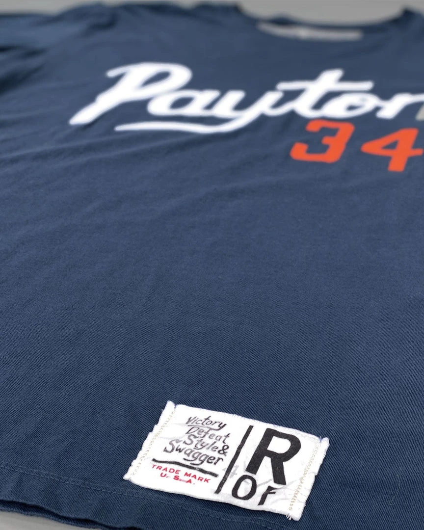 Walter Payton Payton Script Navy Tee 7 Walter Payton Payton Script Navy Tee