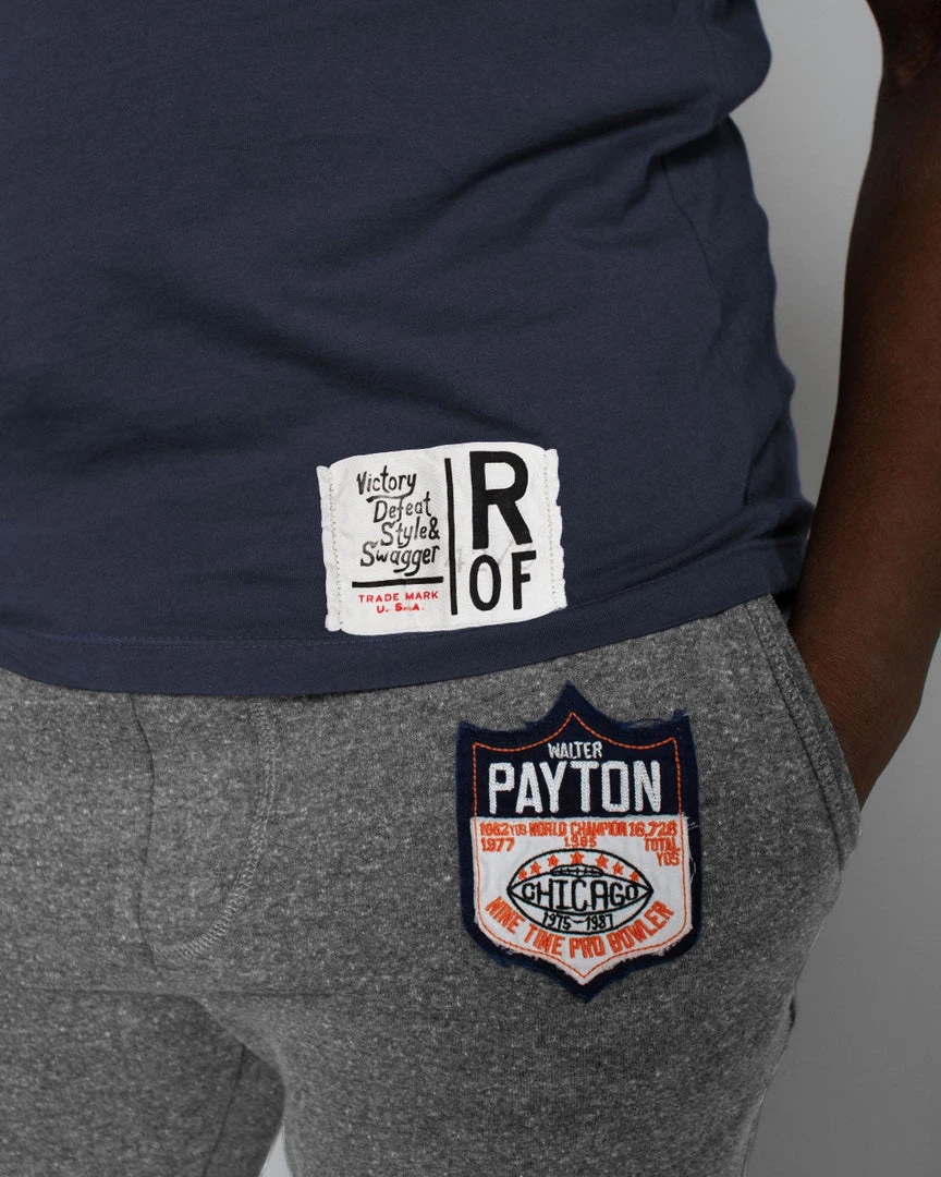 Walter Payton Payton Script Navy Tee 10 Walter Payton Payton Script Navy Tee