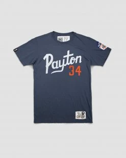 Walter Payton Payton Script Navy Tee 21 Walter Payton Payton Script Navy Tee