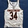 Walter Payton Payton Sweetness #34 Vintage White Tank 2 Walter Payton Payton Sweetness #34 Vintage White Tank
