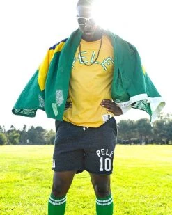 Pelé Brasil #10 Black Shorts NEW ARRIVALS