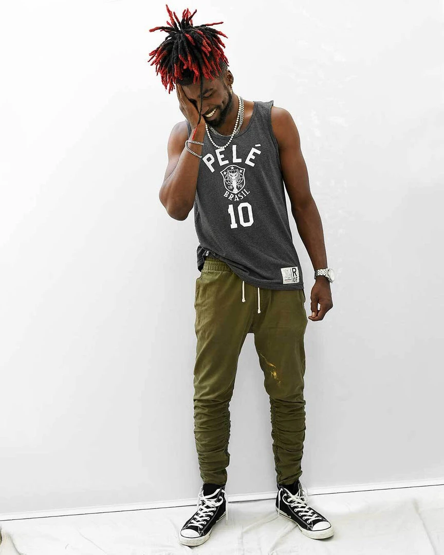 NEW ARRIVALS Pelé Brasil #10 Black Tank 4 NEW ARRIVALS Pelé Brasil #10 Black Tank