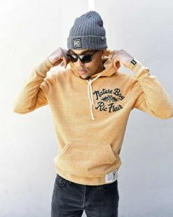 NEW ARRIVALS Ric Flair Nature Boy Yellow PO Hoody