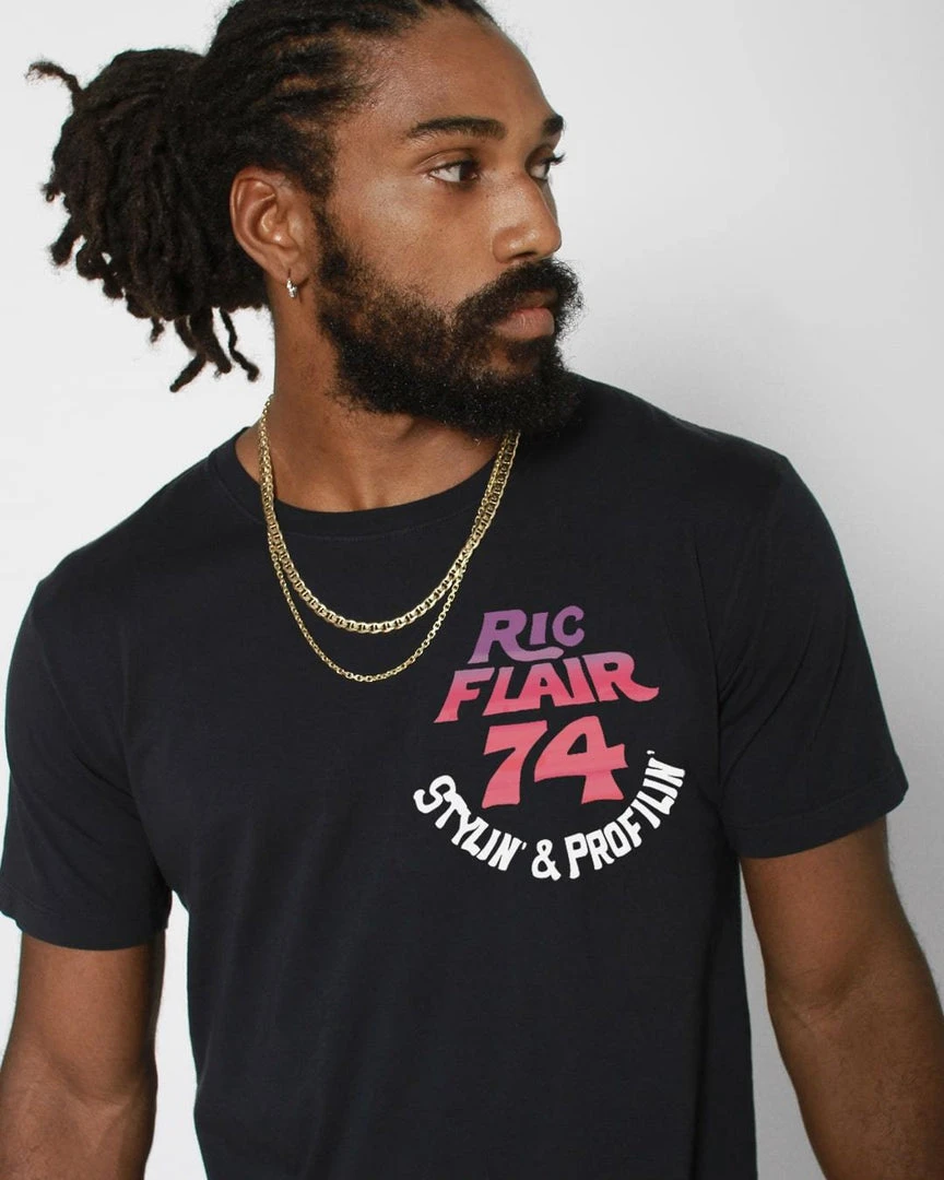 Ric Flair Stylin & Profiling Black Tee 3 Ric Flair Stylin & Profiling Black Tee