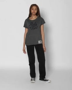 ROF COLLECTION ROF Women's Grey Tee 15 ROF COLLECTION ROF Women's Grey Tee