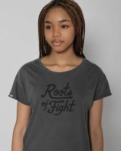 ROF COLLECTION ROF Women's Grey Tee 13 ROF COLLECTION ROF Women's Grey Tee