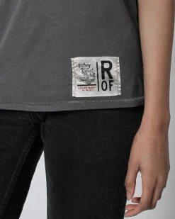 ROF COLLECTION ROF Women's Grey Tee 16 ROF COLLECTION ROF Women's Grey Tee