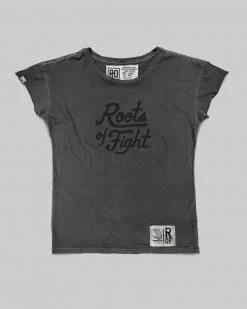 ROF COLLECTION ROF Women's Grey Tee 19 ROF COLLECTION ROF Women's Grey Tee
