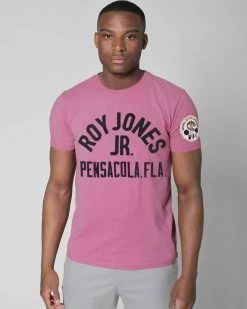 Roy Jones Jr. 9x Champion Pink Tee SPORT AND ICON