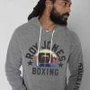 SPORT AND ICON Roy Jones Jr. Boxing Grey Pullover Hoody