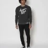SPORT AND ICON Sugar Ray Robinson Black Sweatshirt
