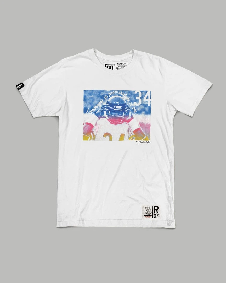 Walter Payton Photo White Tee 12 Walter Payton Photo White Tee